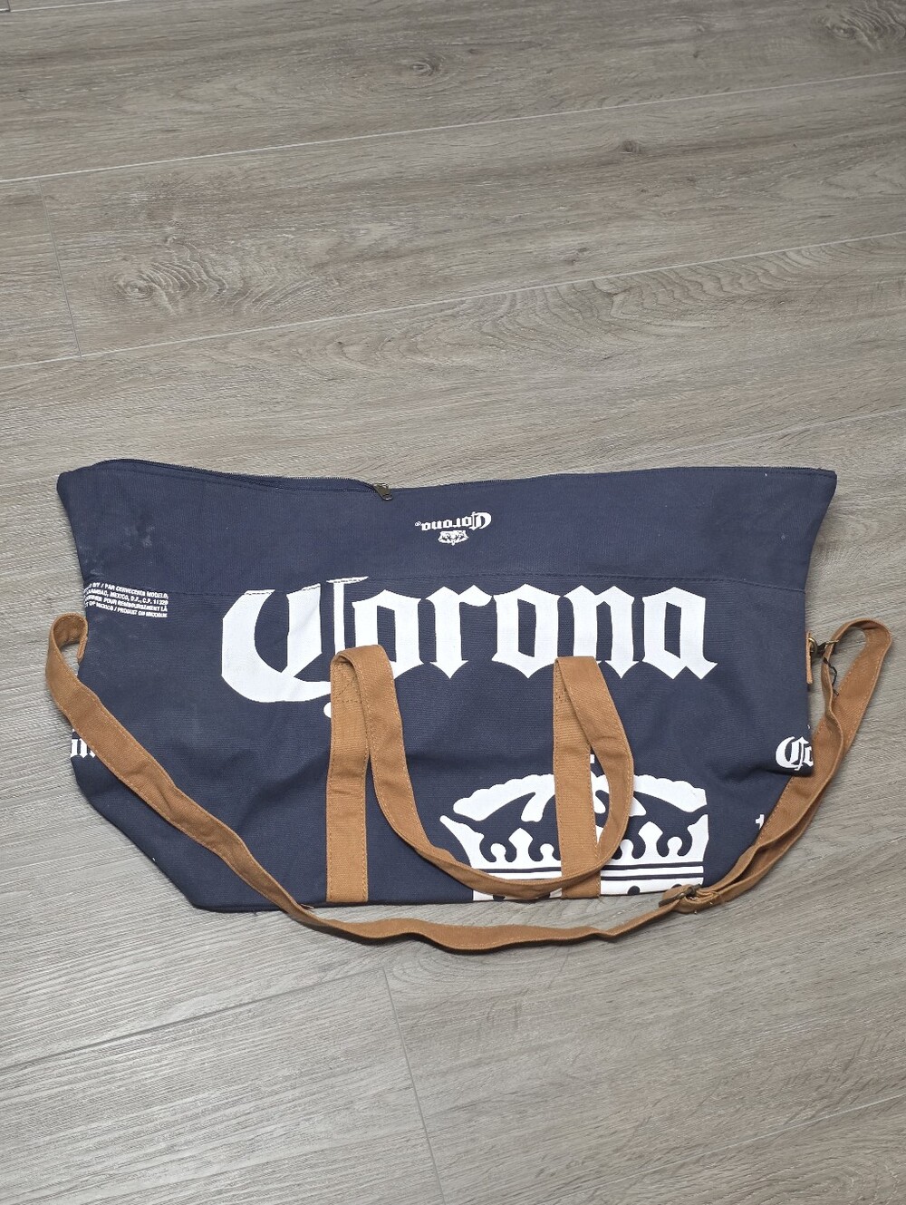 Corona Extra Canvas Weekender Bag Or Beach Tote 18 Bottles Crossbody